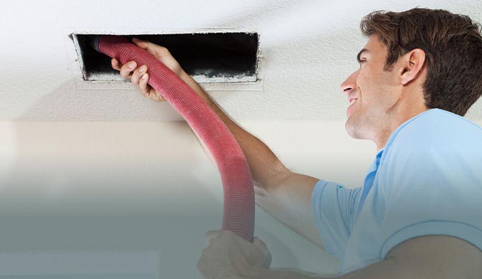 man duct cleaning and duct system smoke removal