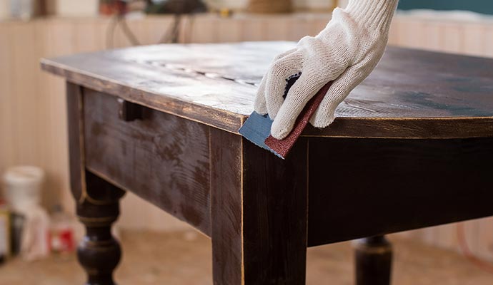 professional furniture damage restoration