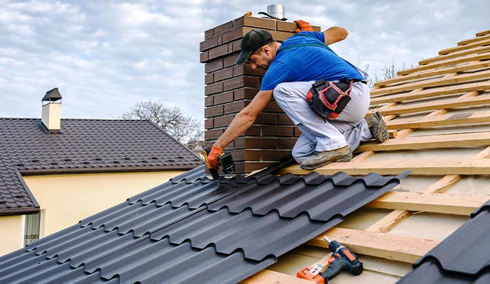 Professional roof installation service