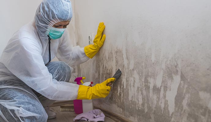 Professional mold decontamination service