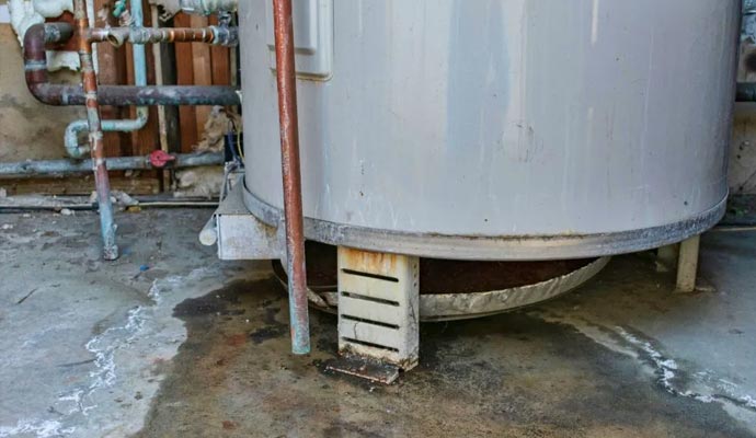 Water Heater Leak Cleanup
